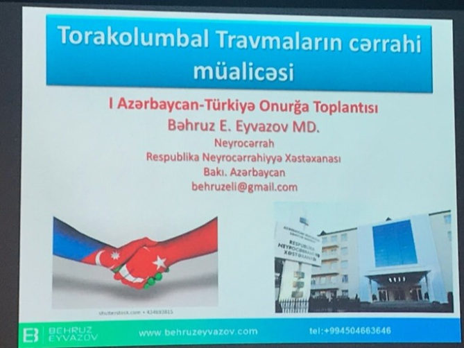 Birinci Azərbaycan Türkiyə Onurğa Toplantısı